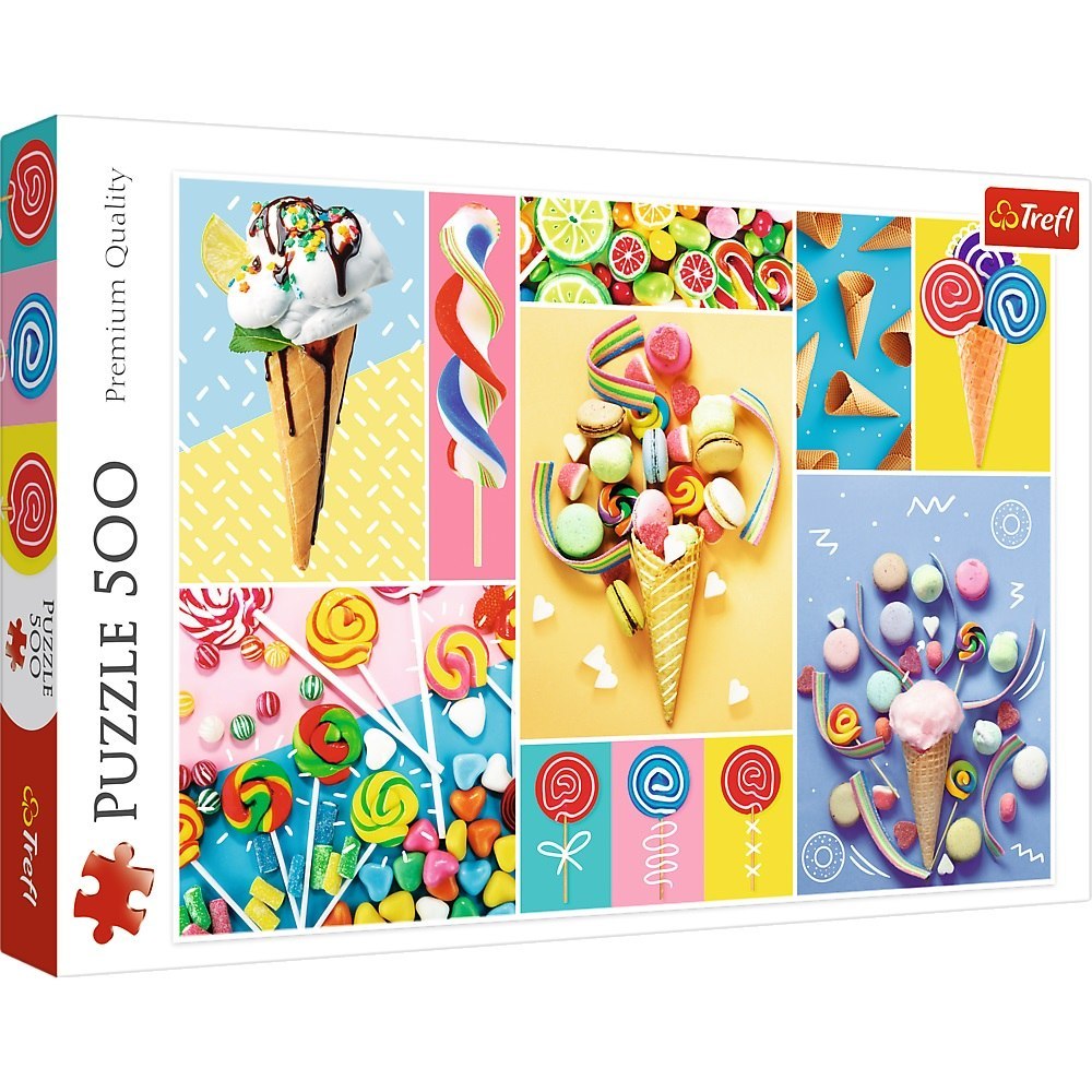 PUZZLE 500 PIEZAS DULCES FAVORITOS TREFL 37335